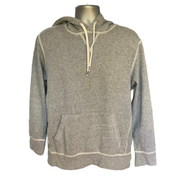 Vintage American Eagle Heather Gray Pullover Casual Cotton Blend Hoodie Size M - Picture 1 of 9